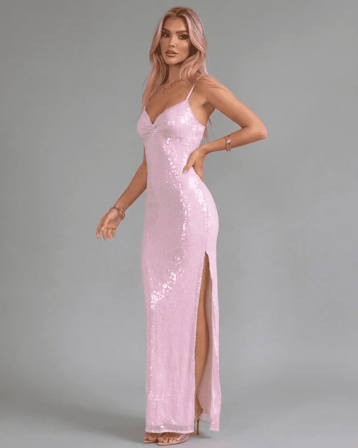 Abito Maxi Celeste - Image 6