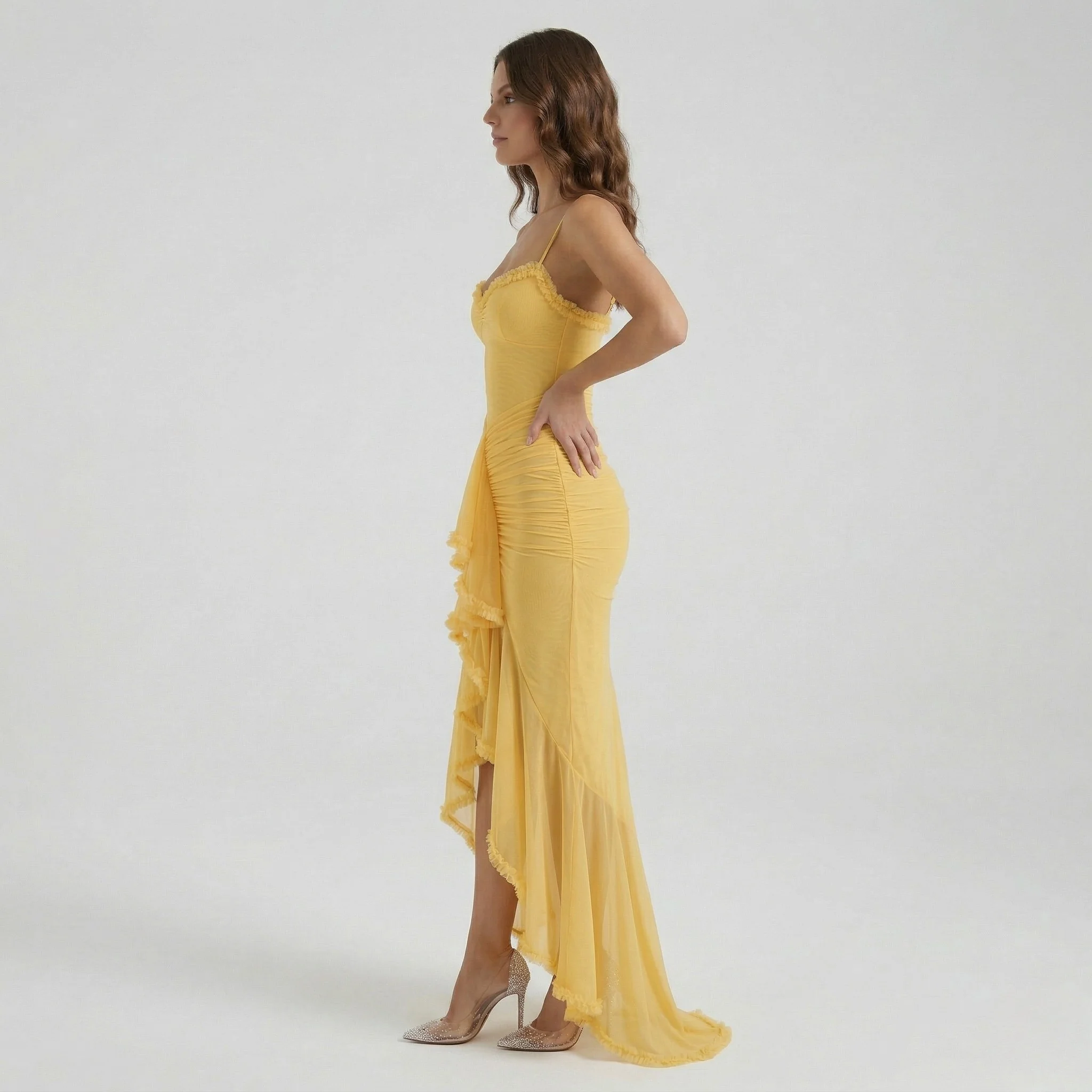 Abito Maxi Elegante da Donna con Spacco – Vestito Lungo Estivo Fluido - Image 8