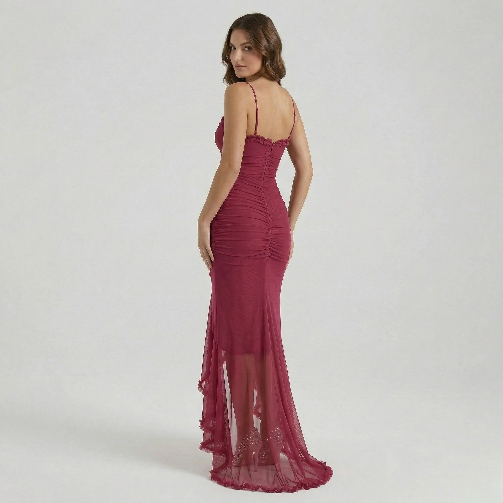 Abito Maxi Elegante da Donna con Spacco – Vestito Lungo Estivo Fluido - Image 9