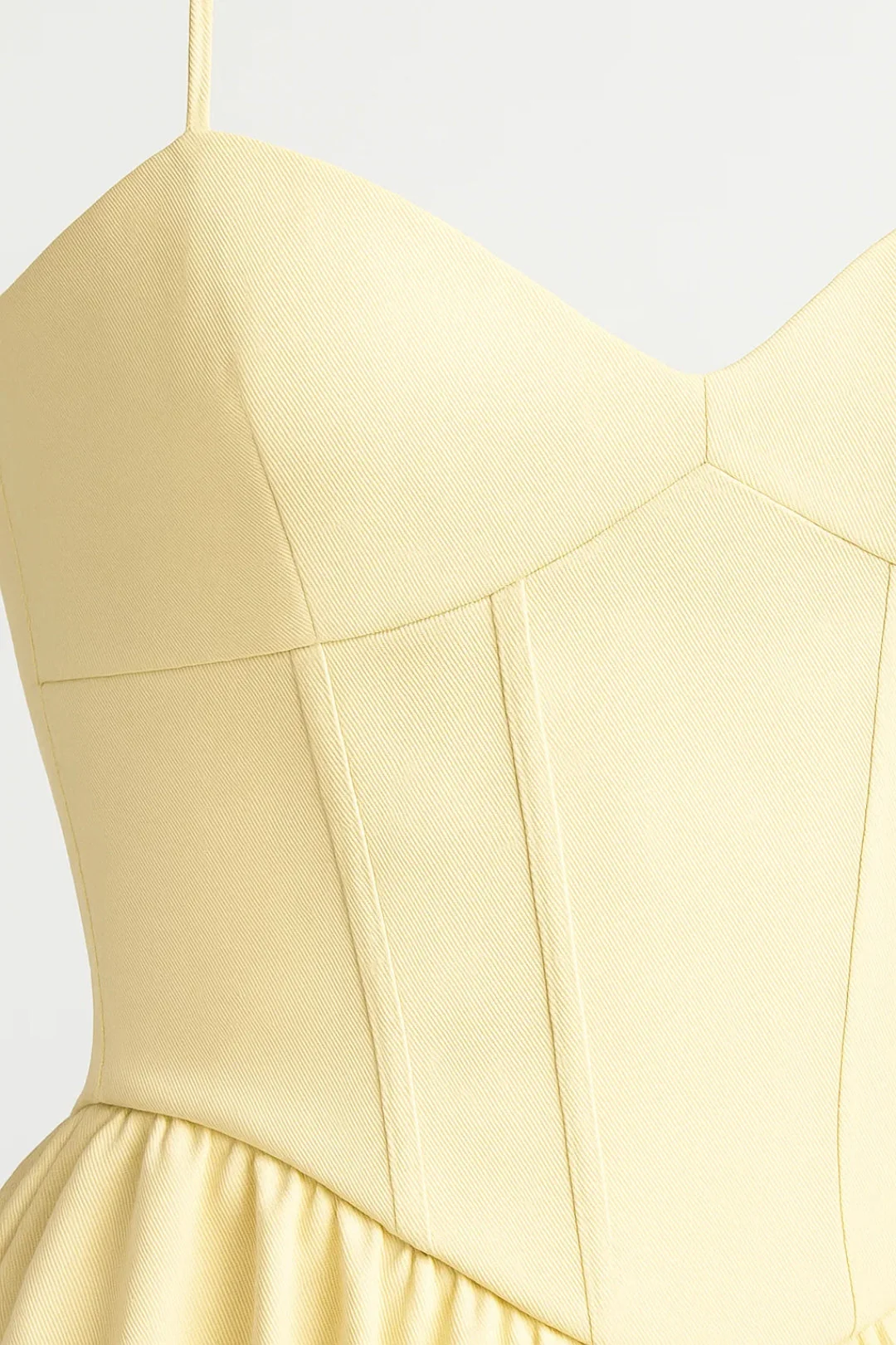 Abito Midi Donna - Bustier Taglio Svasato Bretelle | Romantico - Image 6