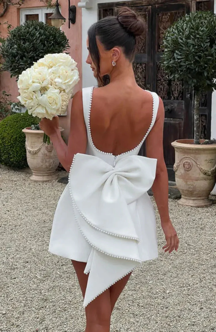 Abito Mini a Trapezio da Invitata a un Matrimonio - Image 10