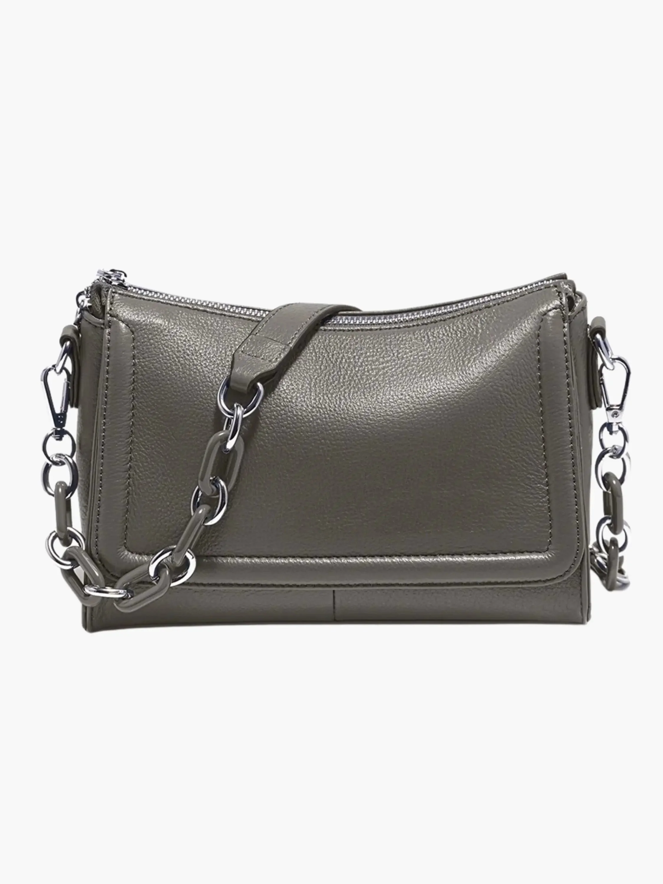 Ada | Borsa a tracolla in pelle bianca elegante - Image 2