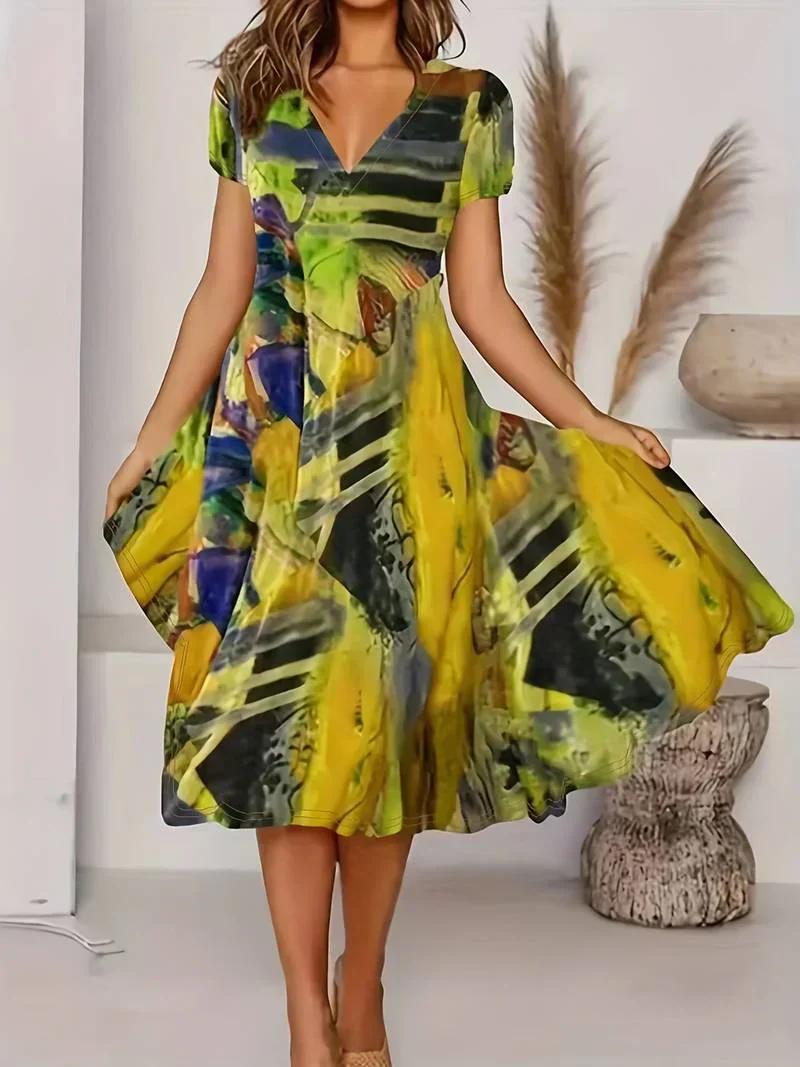 Adaline - Abito Boho Estivo con Scollo a V - Image 2