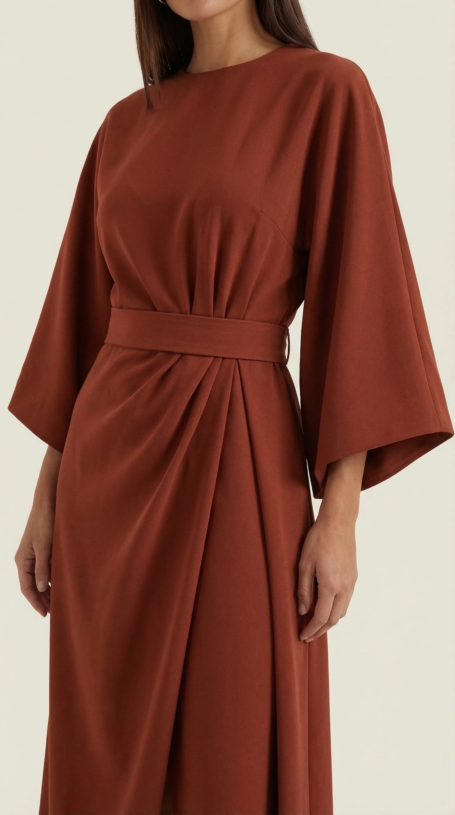 Ana Vestito Maxi con Cintura - Image 21