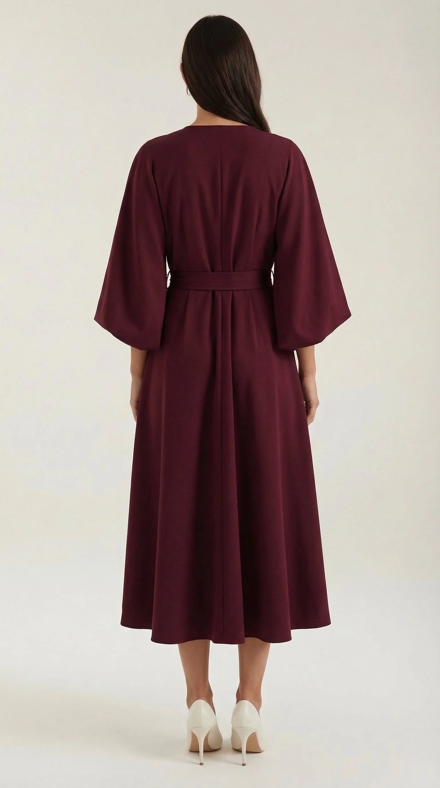 Ana Vestito Maxi con Cintura - Image 27