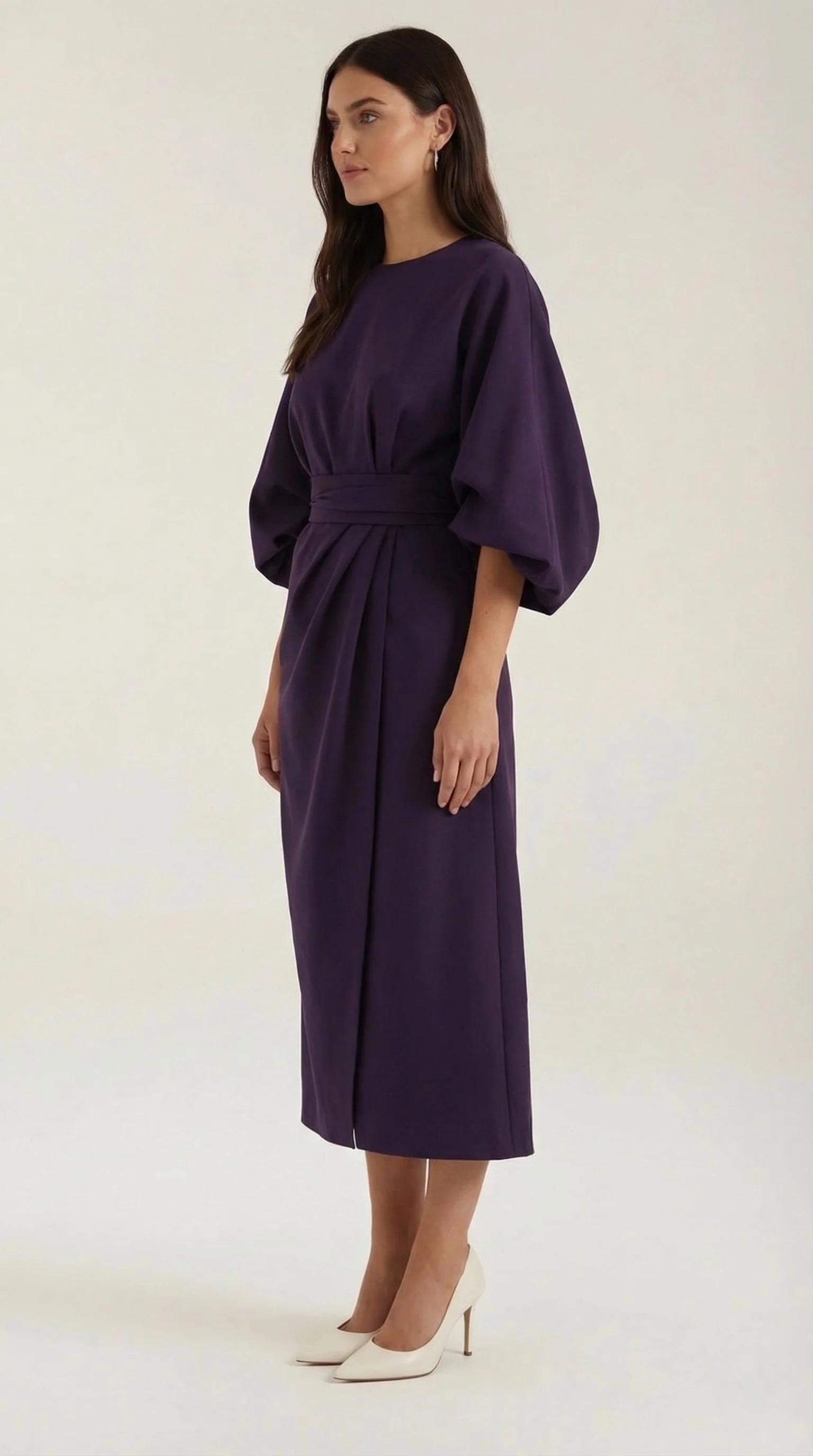Ana Vestito Maxi con Cintura - Image 29