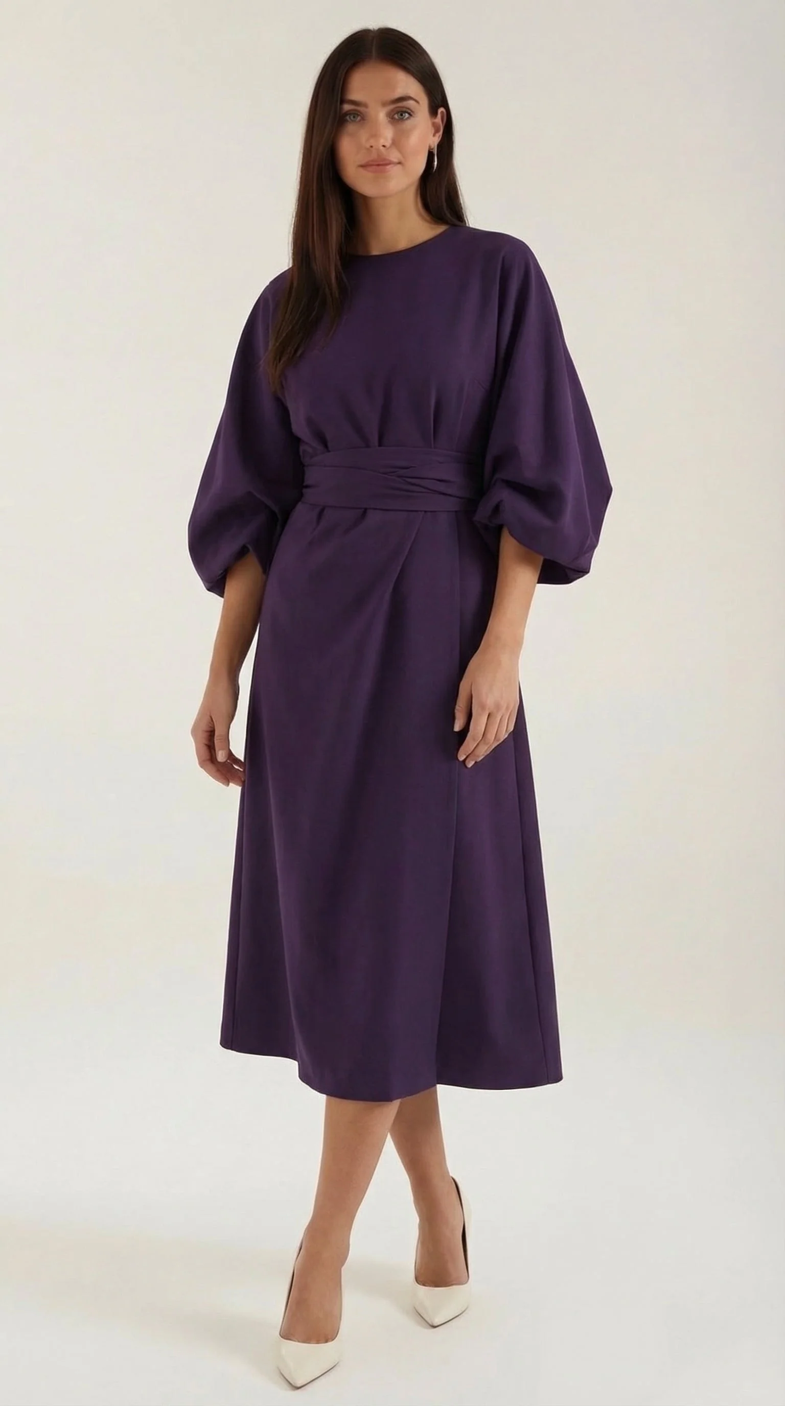 Ana Vestito Maxi con Cintura - Image 5