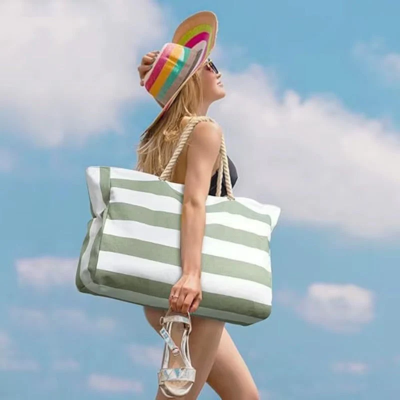 Borsa da Spiaggia Impermeabile - Grande Capacità con Tasche - Image 2