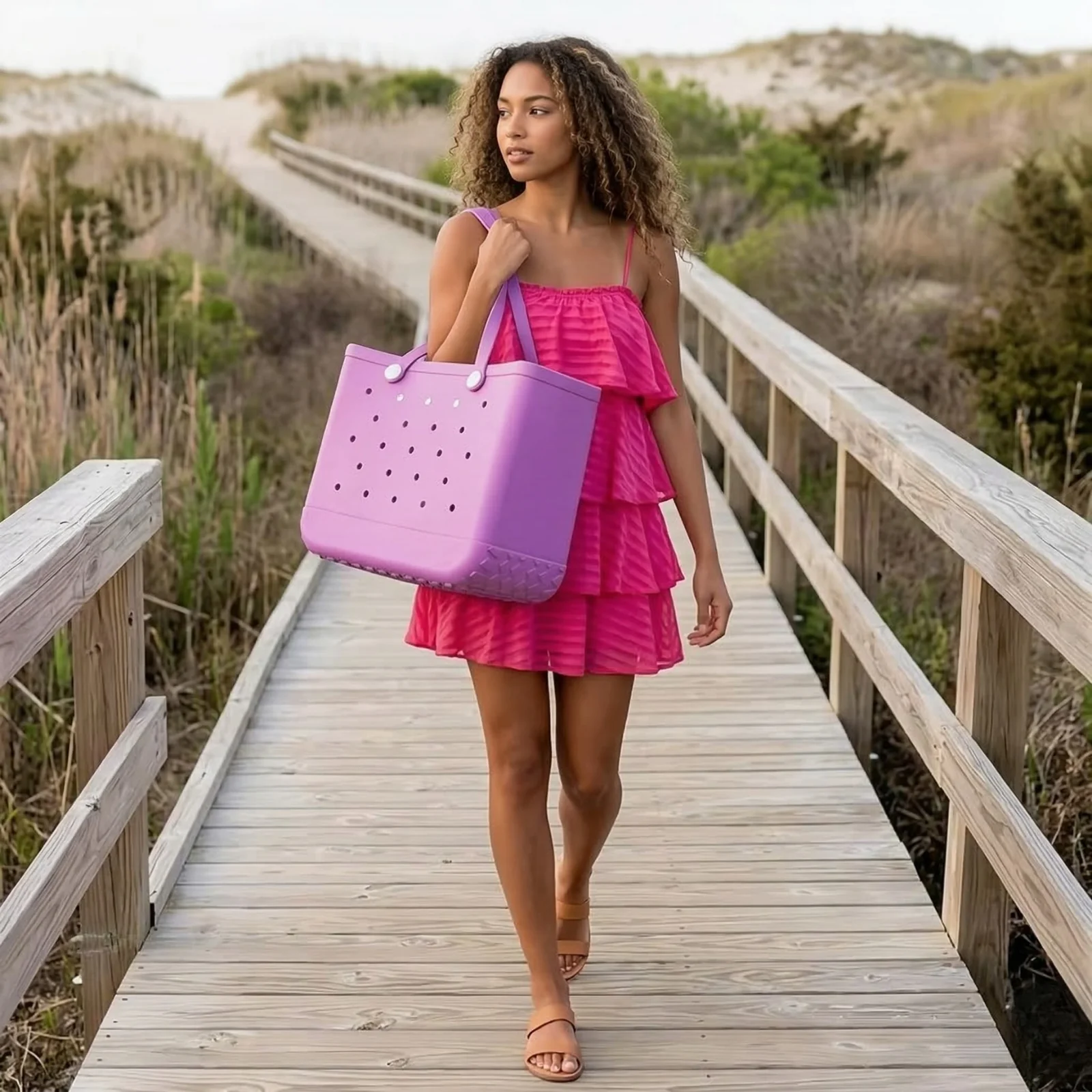 Borsa da Spiaggia in EVA - Impermeabile e Ventilata con Fori di Drenaggio - Image 2