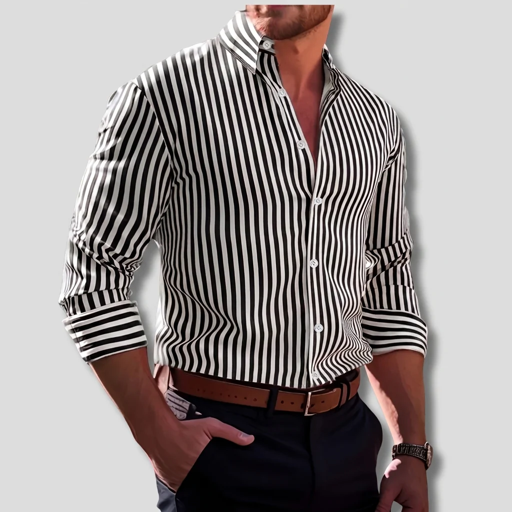 Camicia a Righe in Cotone - Image 4