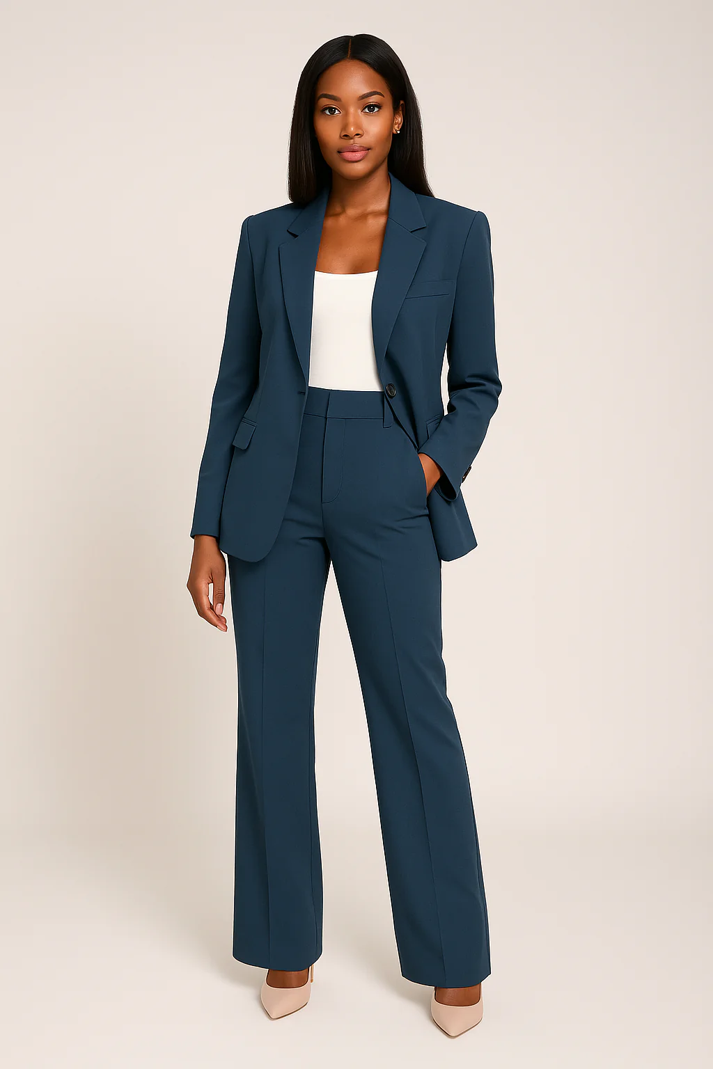Elegante Completo da Donna Blazer e Pantaloni per Ufficio ed Eventi - Image 2