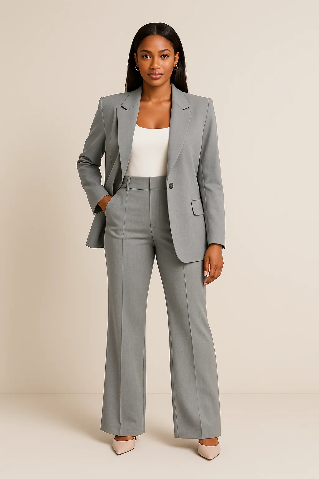 Elegante Completo da Donna Blazer e Pantaloni per Ufficio ed Eventi - Image 5