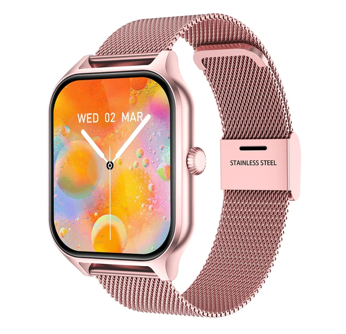 Elegante smartwatch con monitoraggio della salute e dell'attività per donna - Image 3
