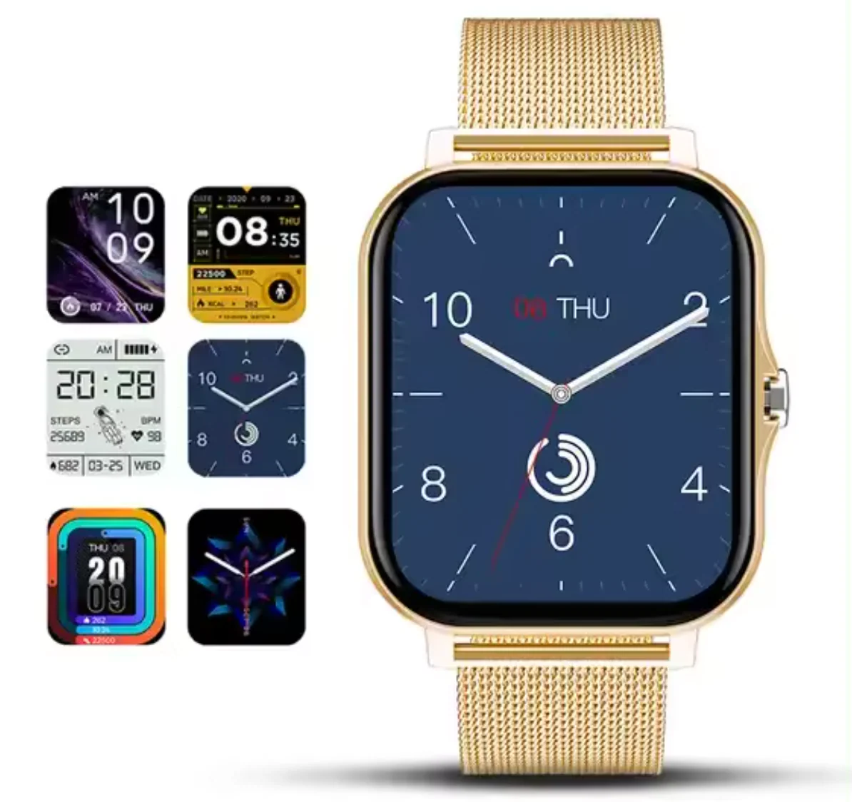 Elegante smartwatch con monitoraggio della salute e dell'attività per donna - Image 8