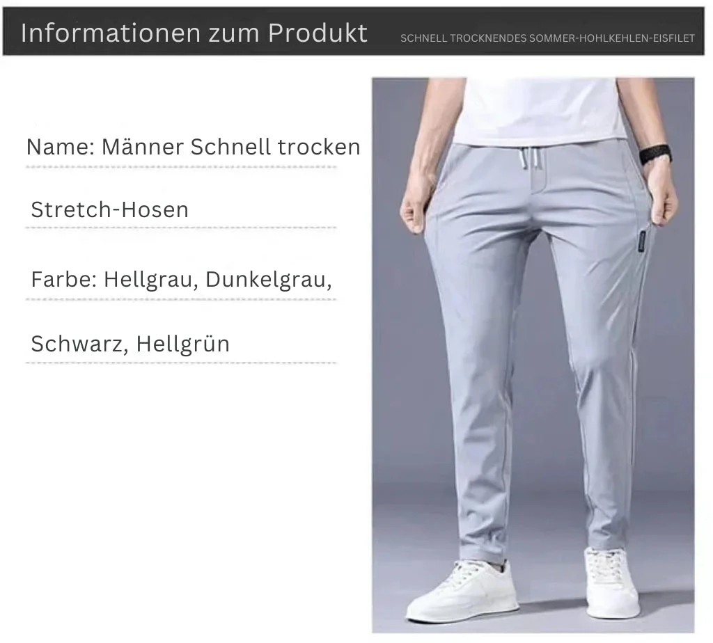 FlexDry - Pantaloni Elasticizzati Unisex ad Asciugatura Rapida - Image 15
