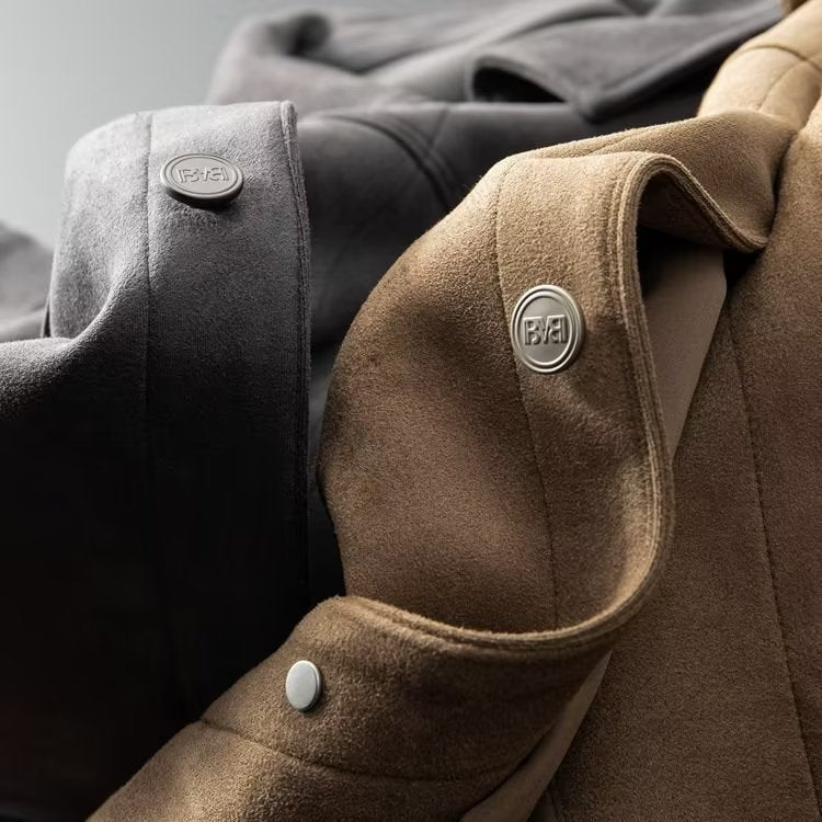 Giacca in pelle scamosciata da uomo - Design Elegante e Senza Tempo - Image 8