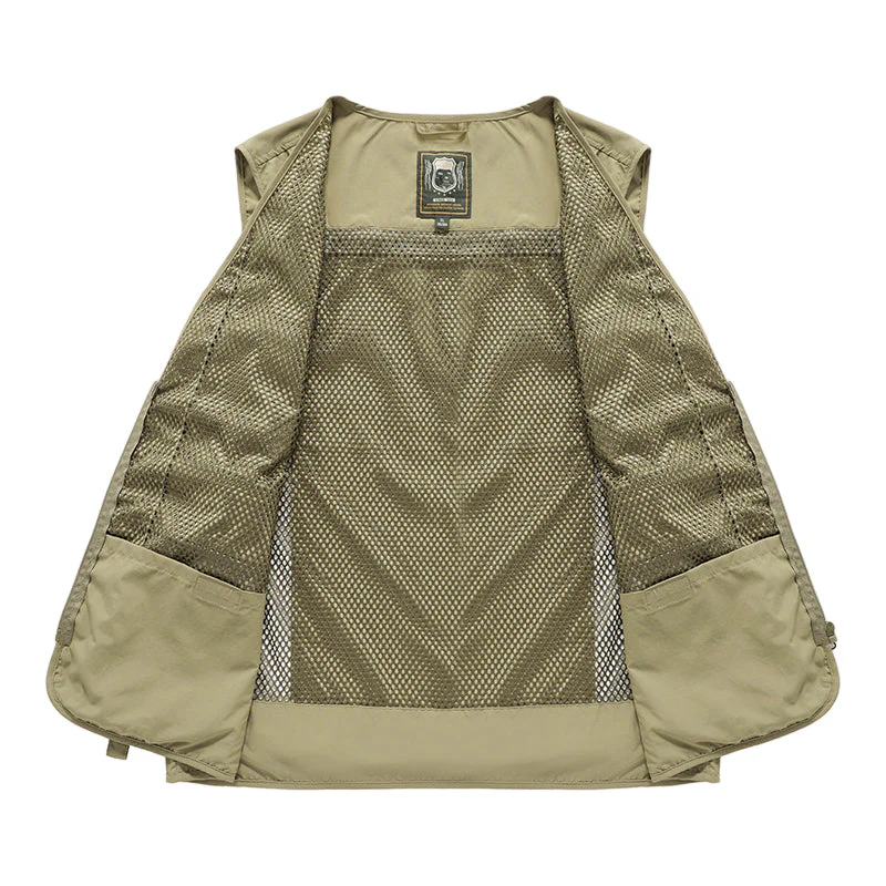 Gilet Estivo Multitasche Leggero da Uomo - Giacca Senza Maniche Traspirante - Image 10