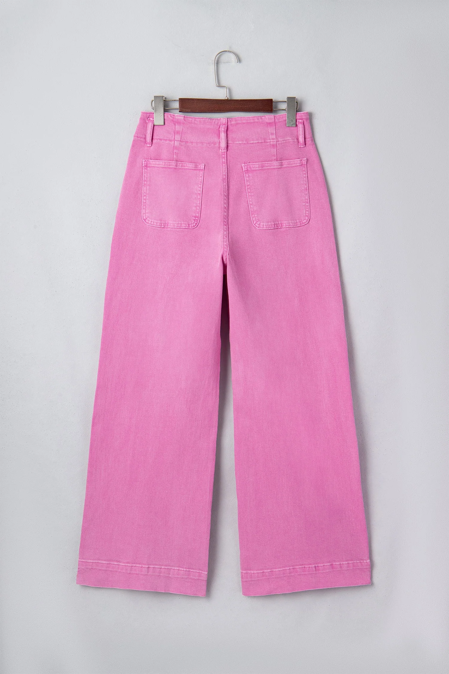 Jeans a zampa a vita alta con 2 bottoni - Image 19