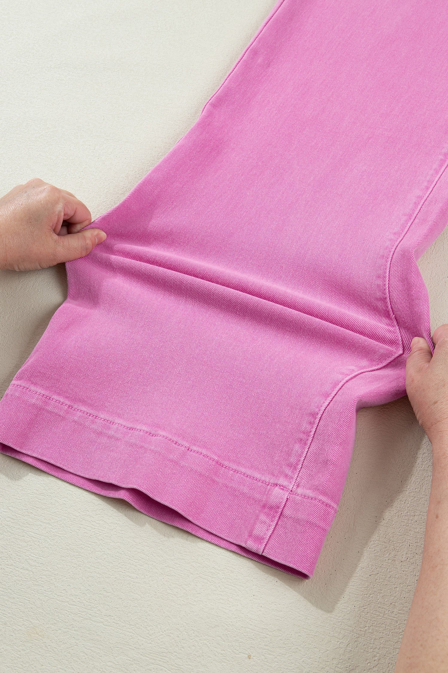 Jeans a zampa a vita alta con 2 bottoni - Image 28