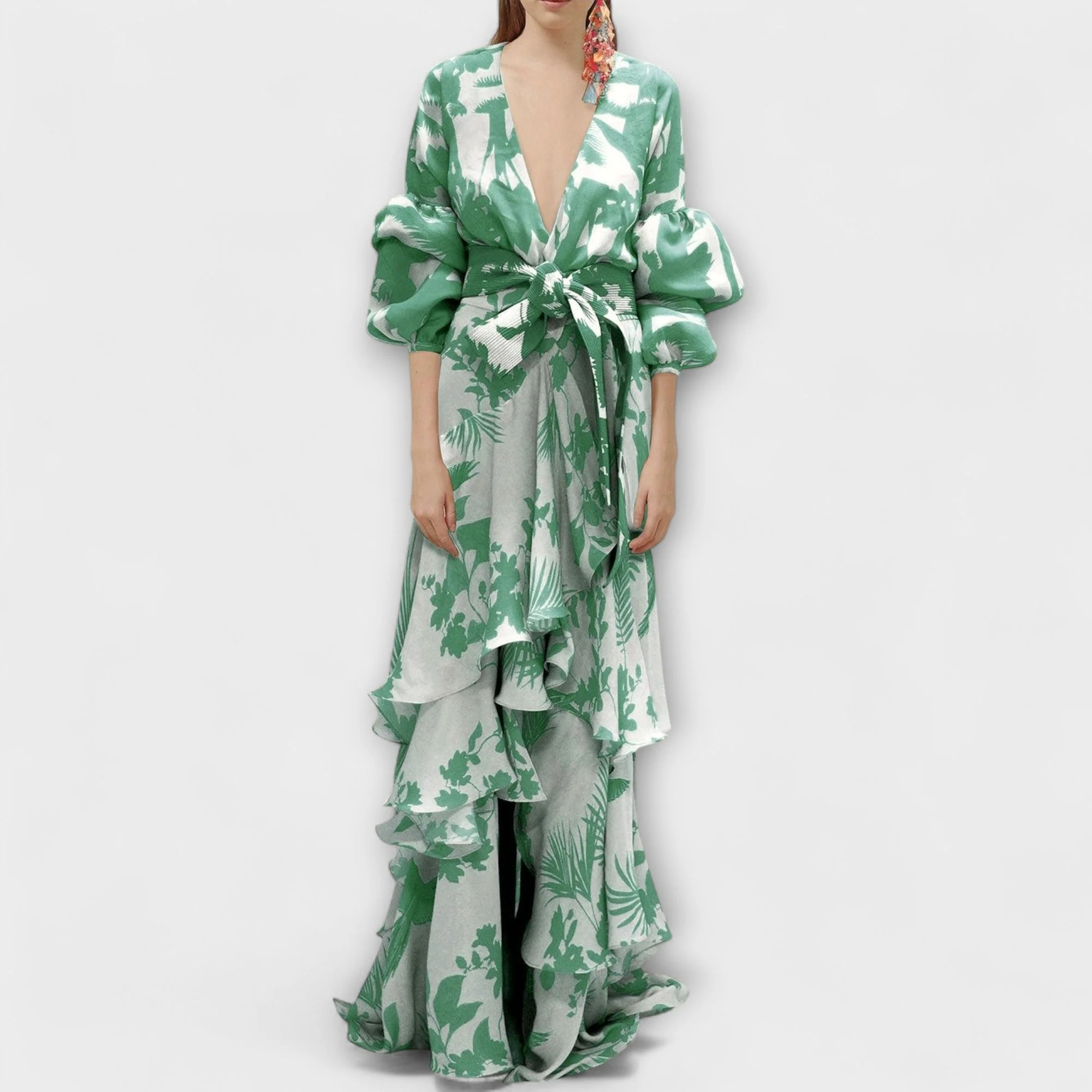 Marie - Abito in Chiffon Fluido per Occasioni Festive - Image 3