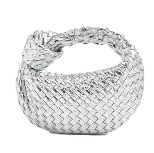 Mini Borsa Intrecciata da Donna - Stile Trendy con Manico Annodato - Image 3