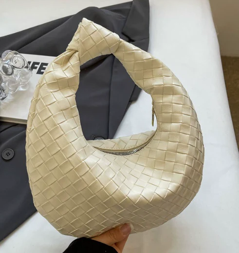 Mini Borsa Intrecciata da Donna - Stile Trendy con Manico Annodato - Image 4