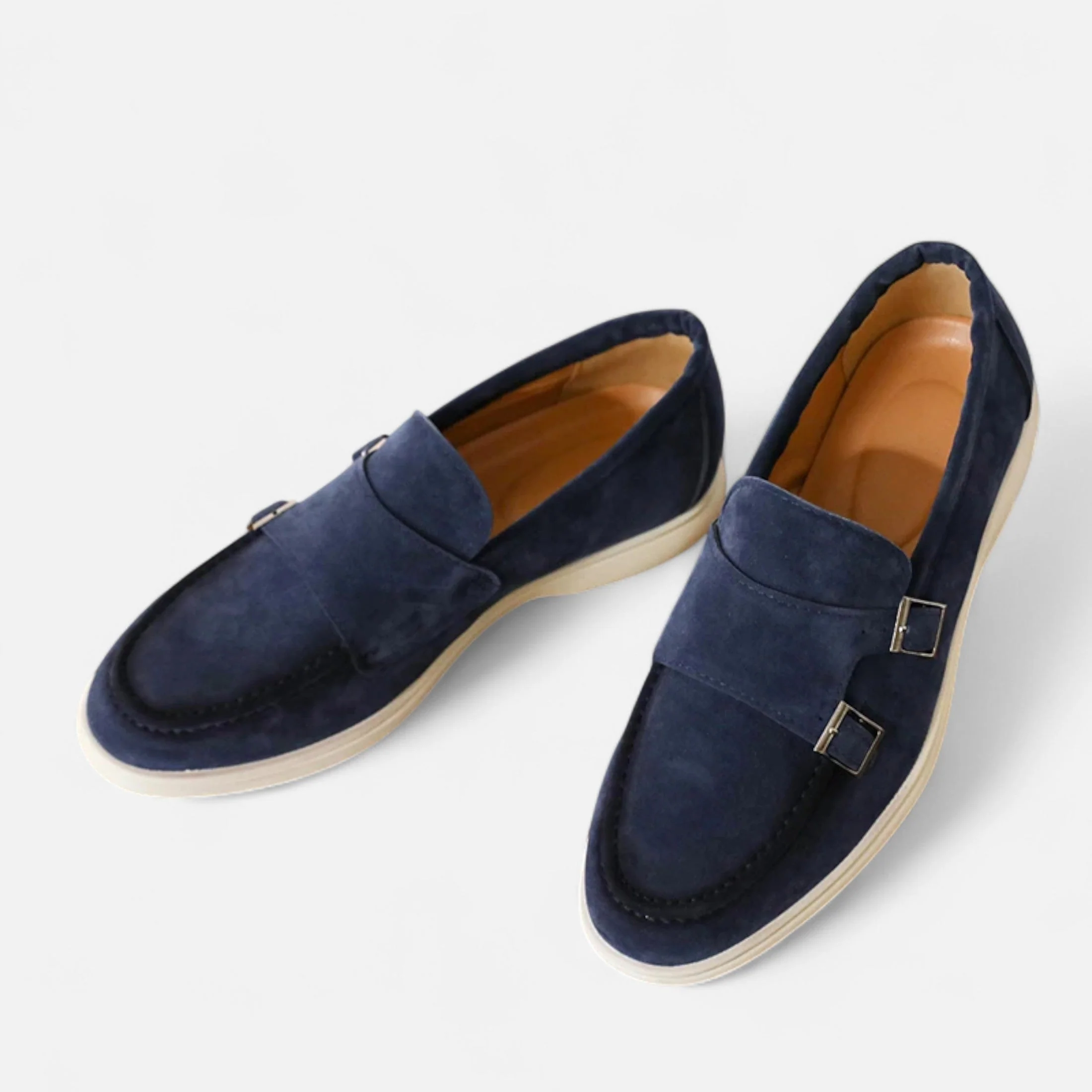 Mocassini Monk Strap in Scamosciato da Uomo – Eleganza Slip-On - Image 4