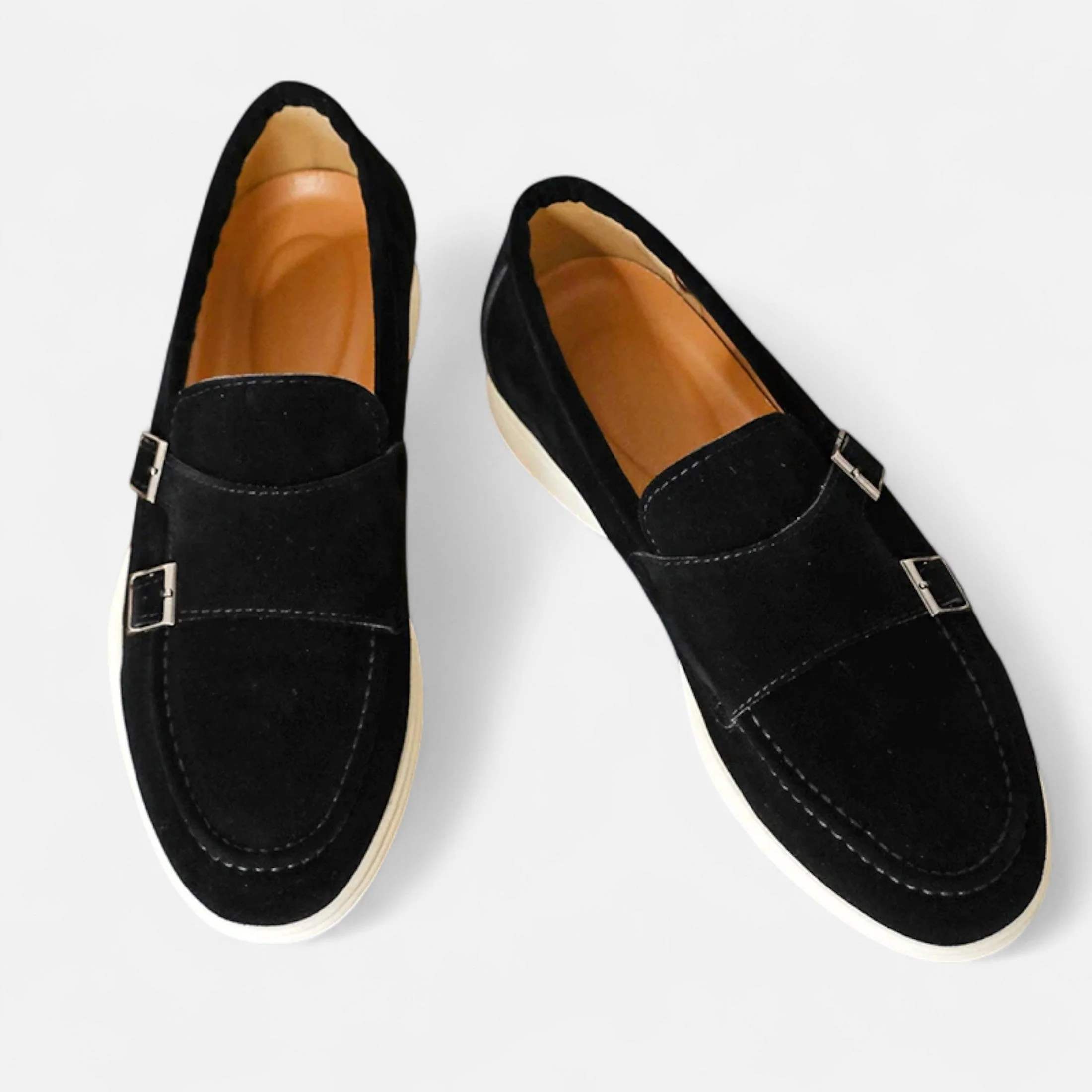 Mocassini Monk Strap in Scamosciato da Uomo – Eleganza Slip-On - Image 6