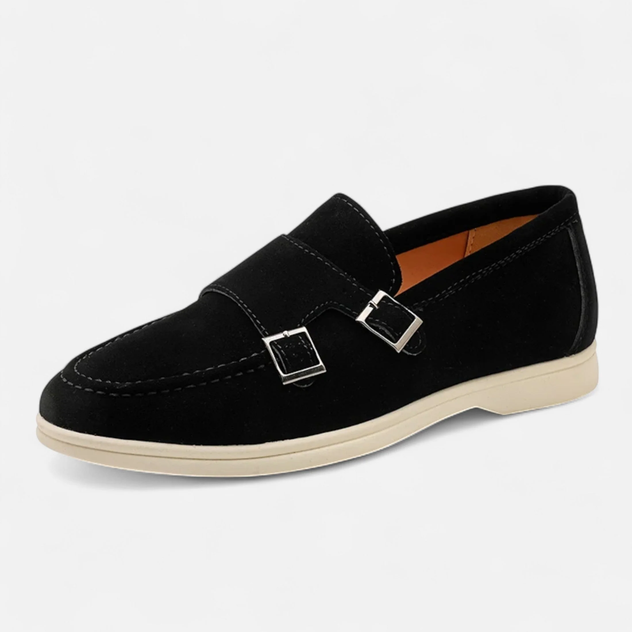 Mocassini Monk Strap in Scamosciato da Uomo – Eleganza Slip-On - Image 7