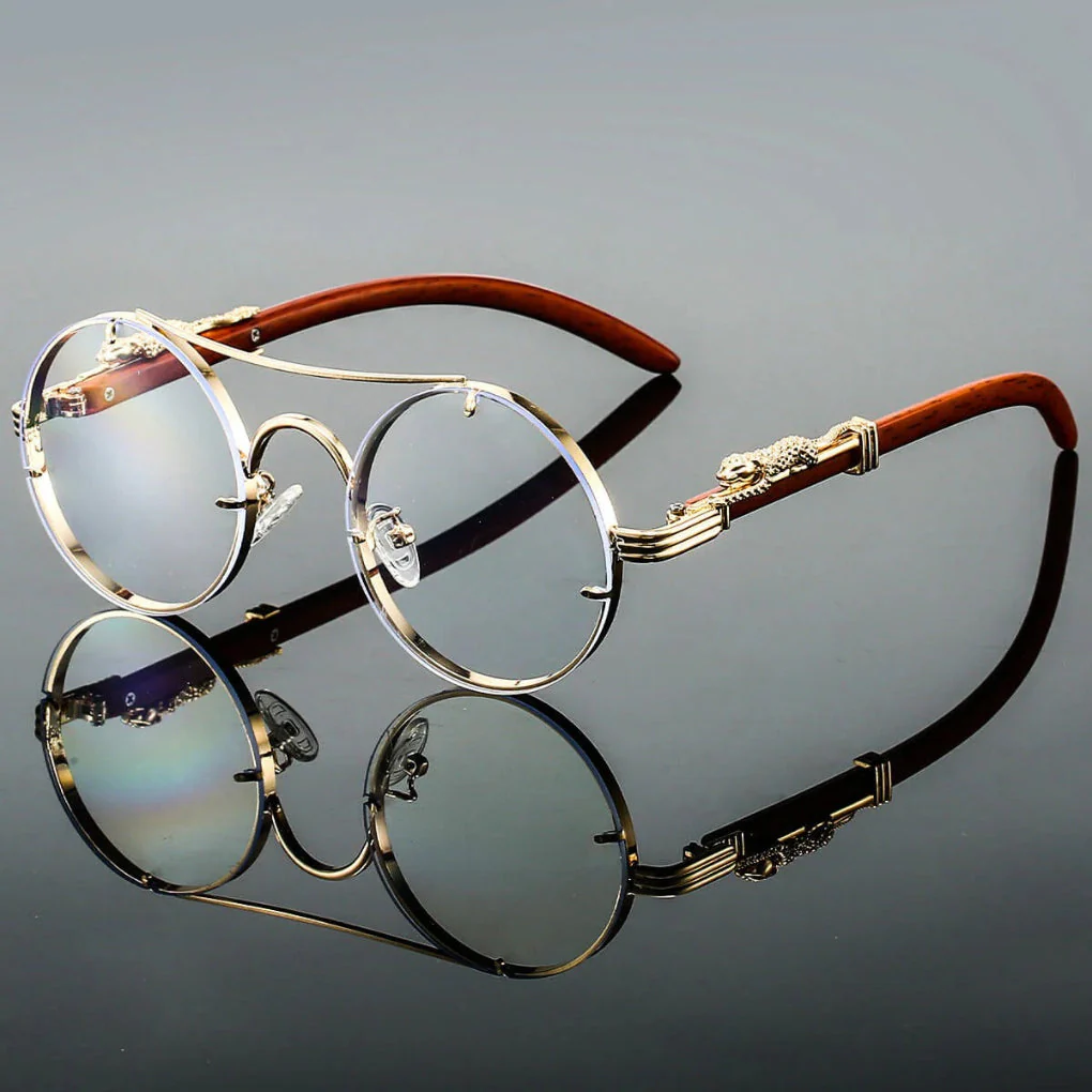 Occhiali da Sole Vintage a Doppio Ponte - Stile Retrò e Protezione Moderna - Image 7