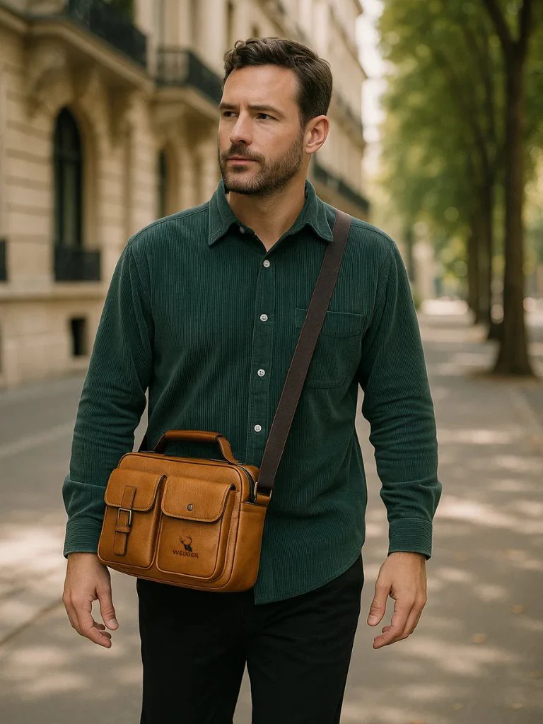 Oliver | Borsa a Spalla Quadrata Retro - Image 5