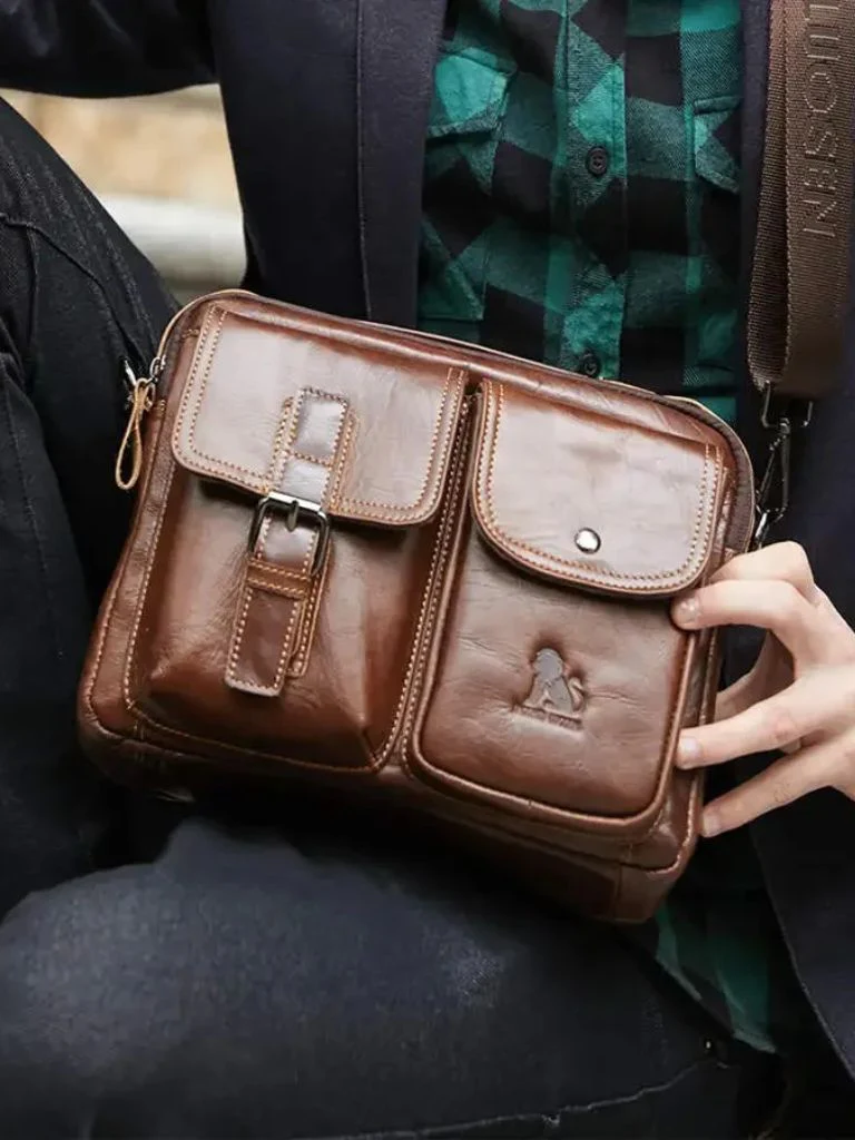 Oliver | Borsa a Spalla Quadrata Retro - Image 7