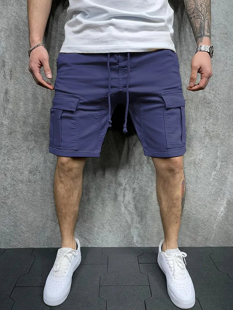 Pantaloncini Cargo da Uomo con Coulisse