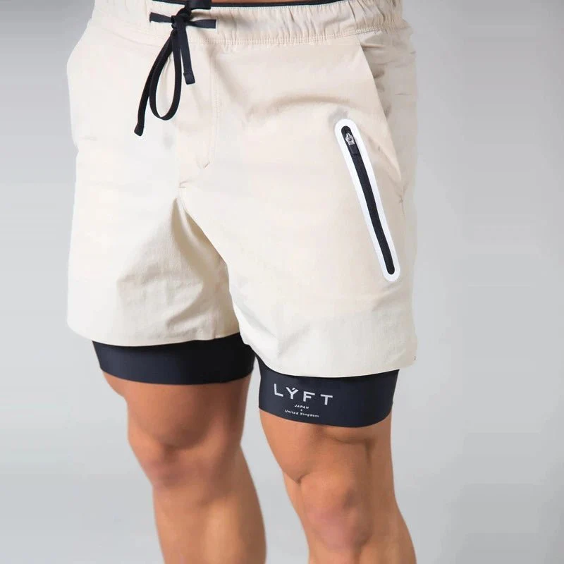 Pantaloncini da Palestra da Uomo – Design 2-in-1 con Fodera a Compressione - Image 12