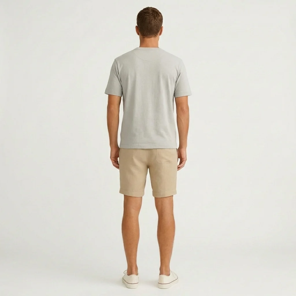 Pantaloncini in lino Arden - Image 7