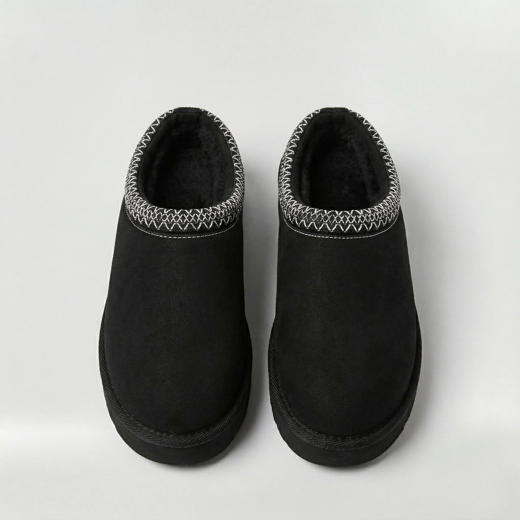 Pantofole Donna Invernali con Suola Platform Scarpe Casa Calde Stile Ciabatte Casual - Image 7