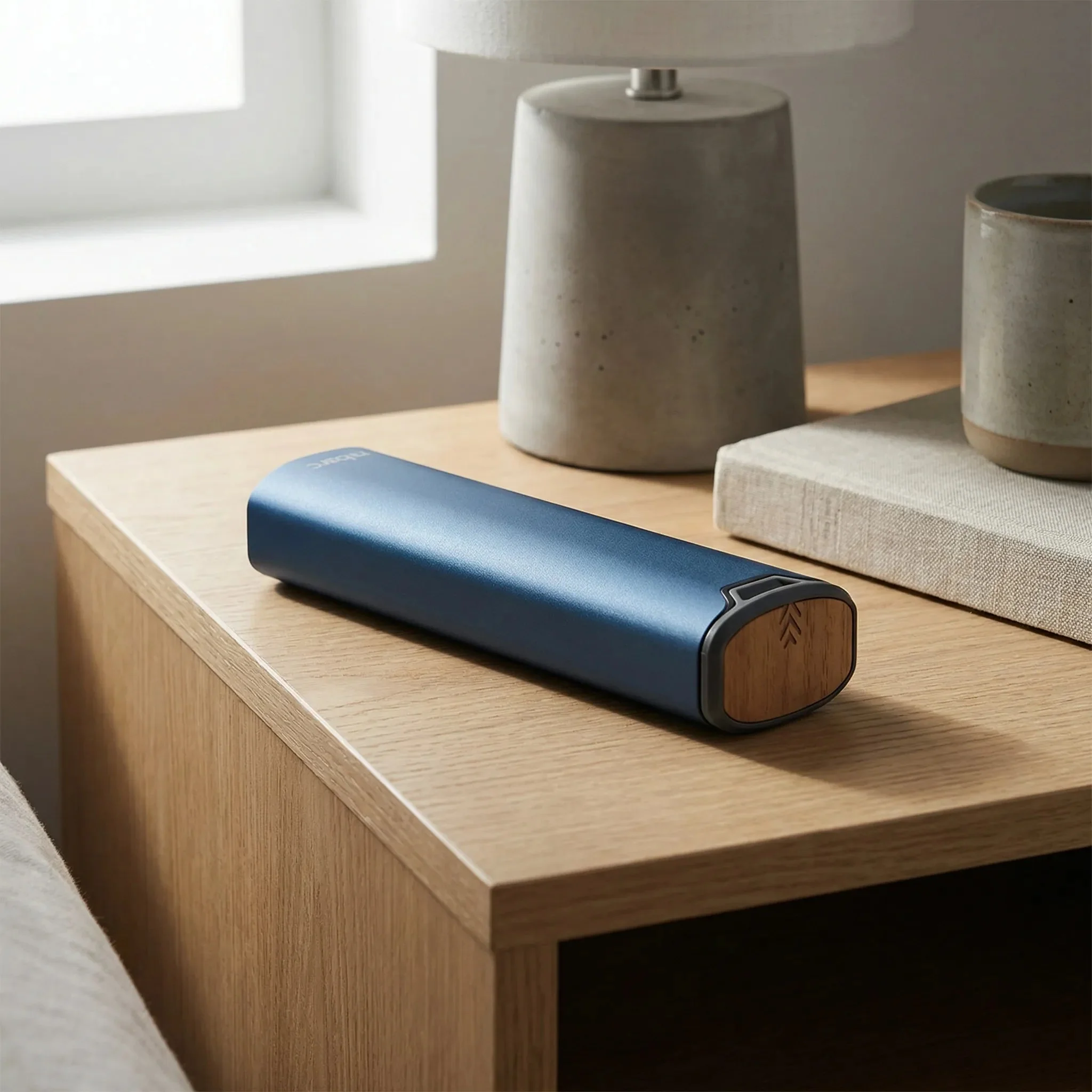 Portapillole Settimanale – Elegante Organizer in Alluminio e Legno