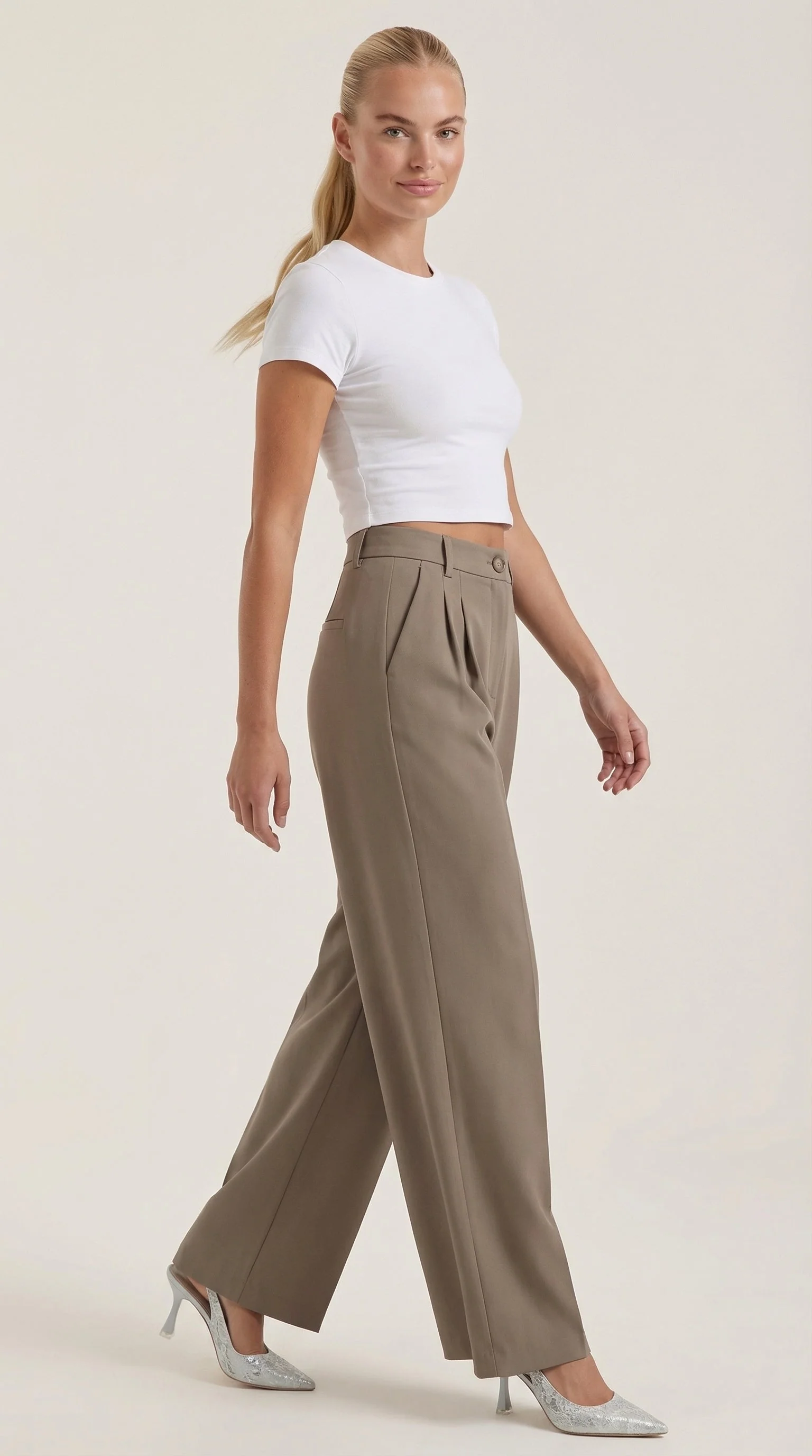 Rebecca Bürohose mit weitem Bein - Image 24
