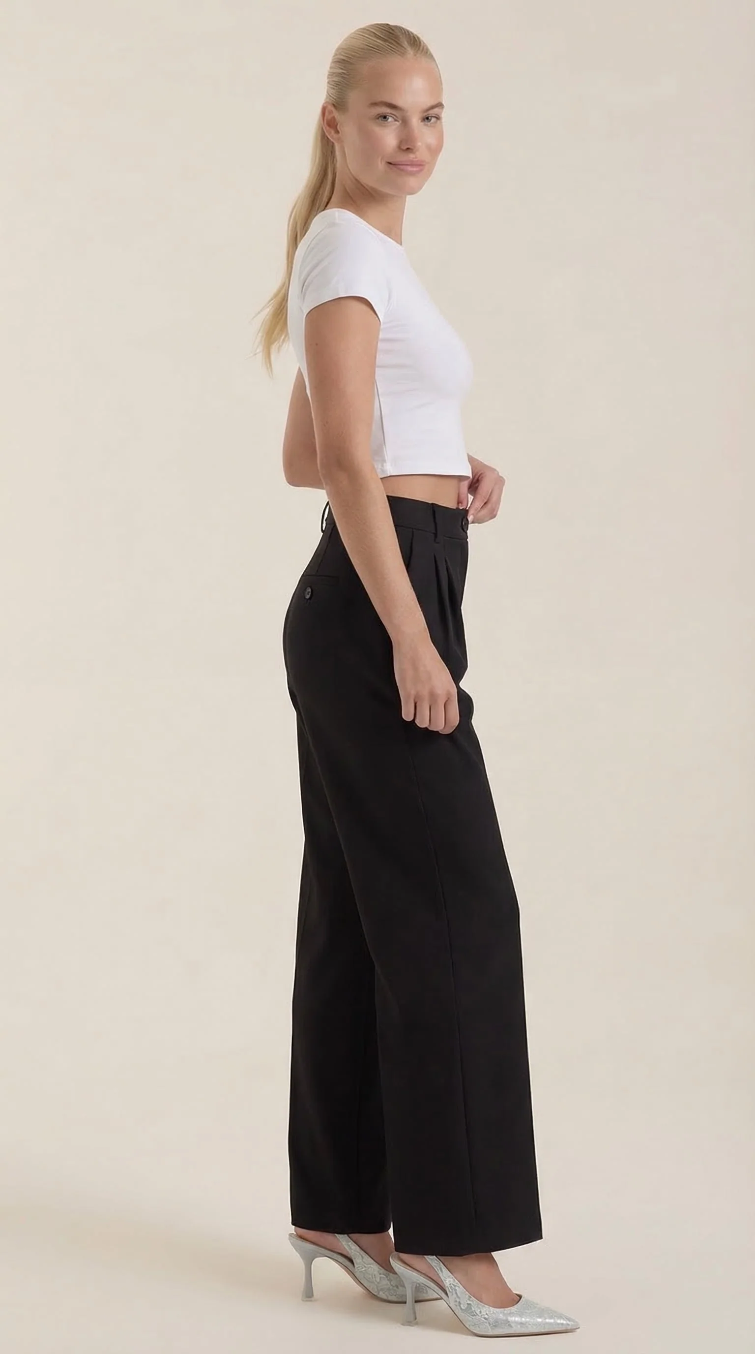 Rebecca Bürohose mit weitem Bein - Image 8