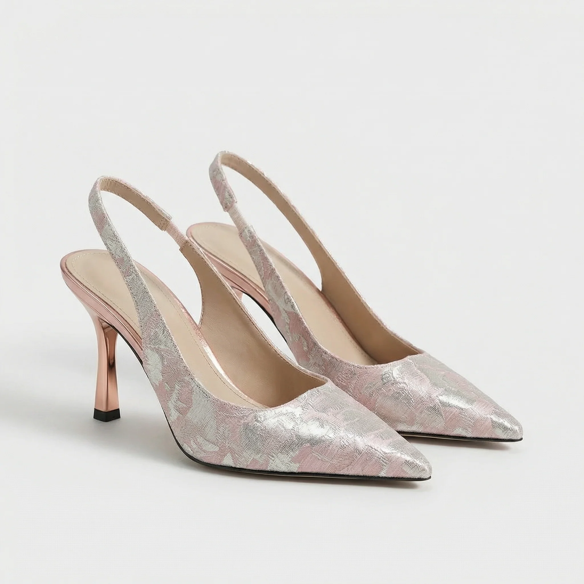 Sandali a Punta con Tacco da Donna – Eleganti Slingback Raffinati - Image 2