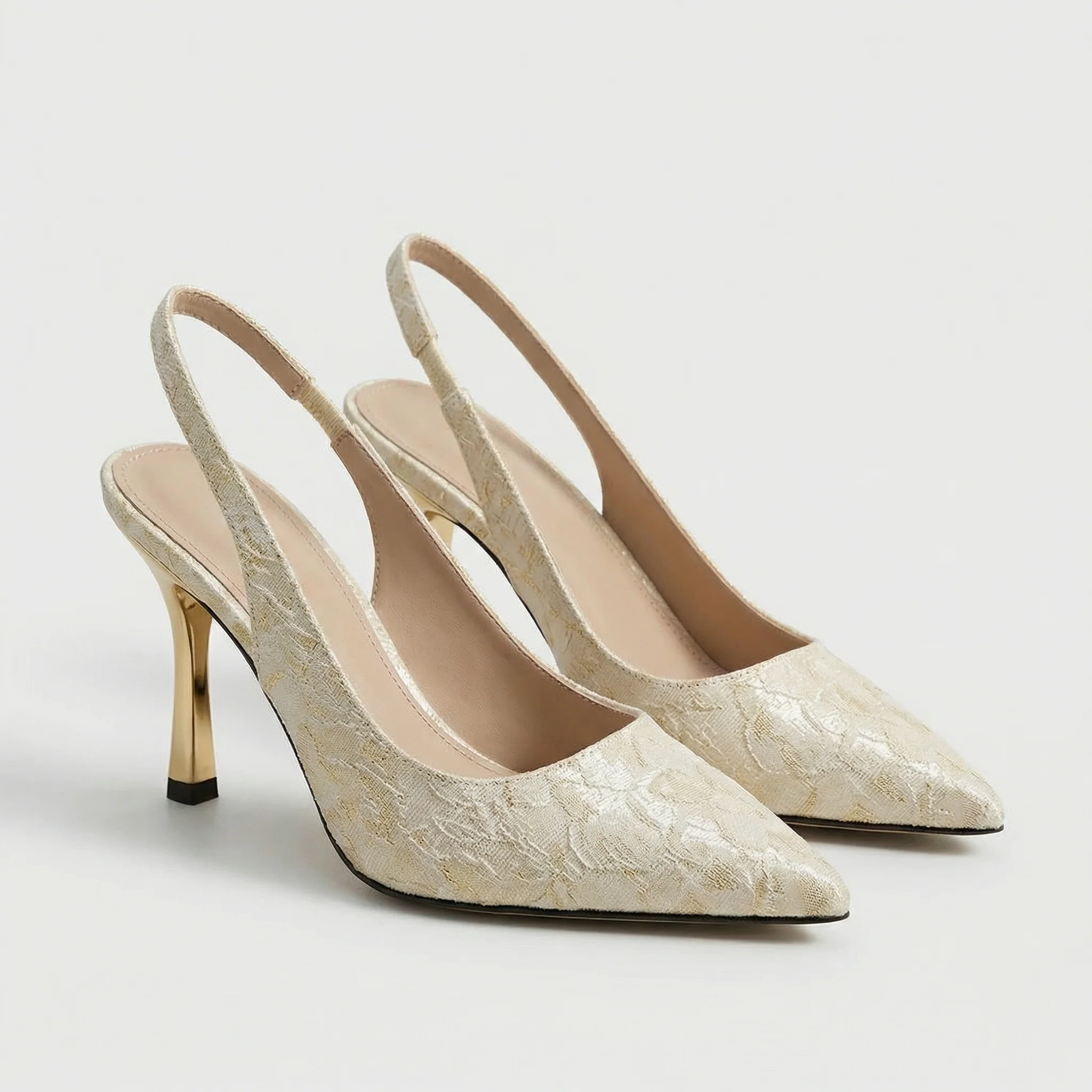 Sandali a Punta con Tacco da Donna – Eleganti Slingback Raffinati - Image 3