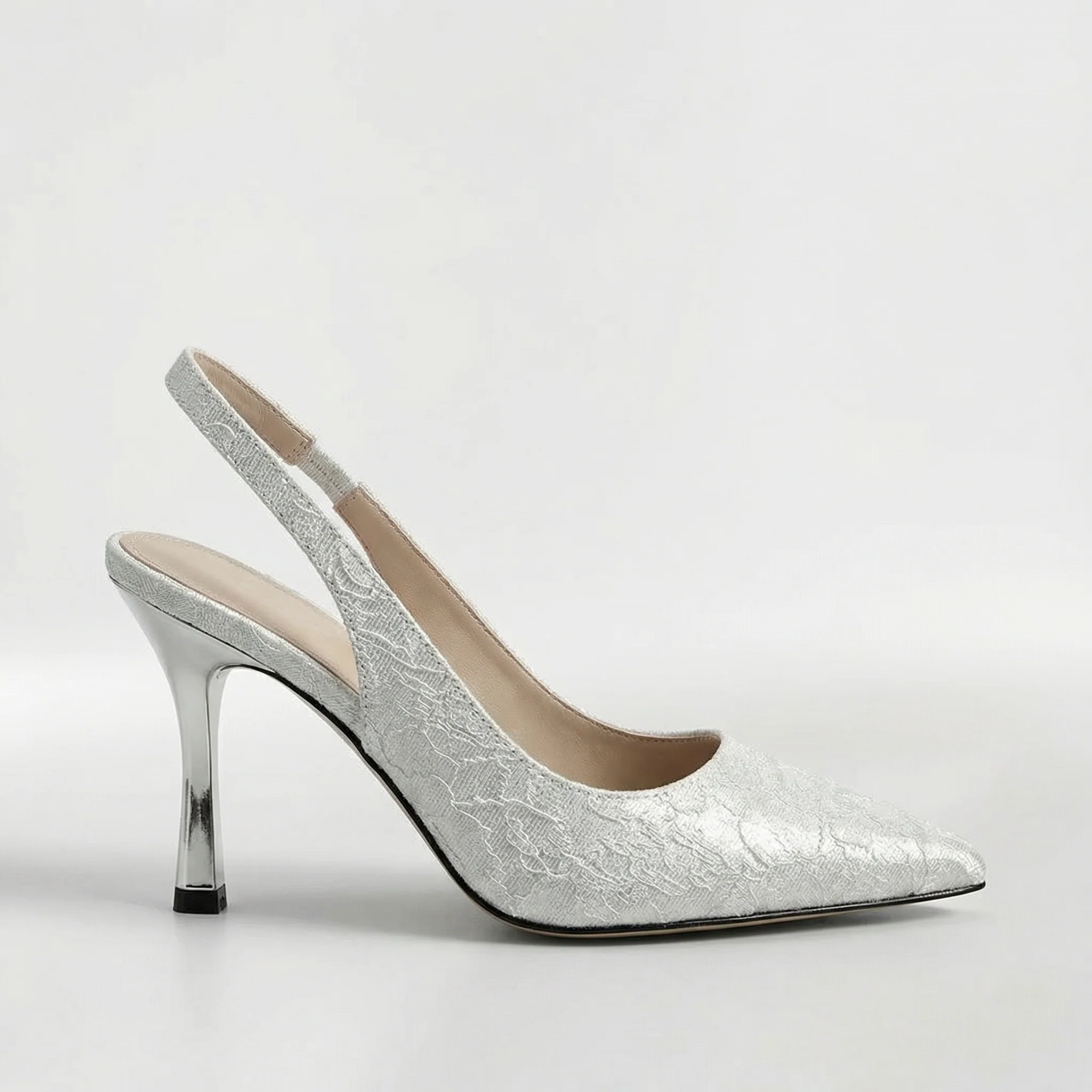 Sandali a Punta con Tacco da Donna – Eleganti Slingback Raffinati - Image 4