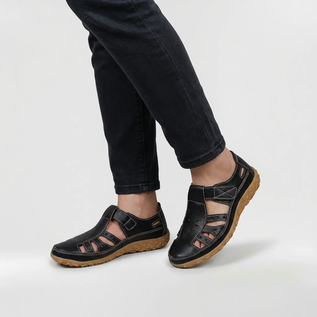 Sandali Donna Comfort con Chiusura a Strappo Scarpe Ortopediche Traspiranti Casual - Image 7