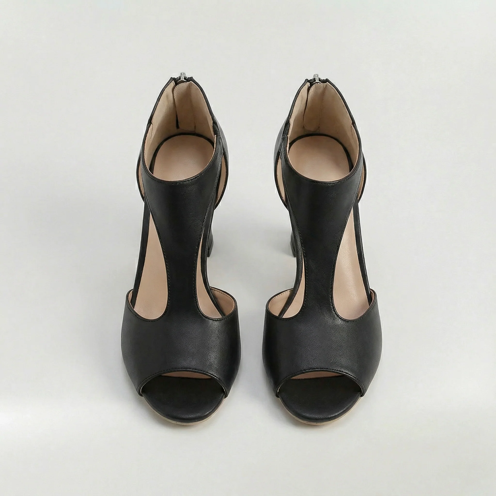 Sandali donna con tacco medio e punta aperta scarpe eleganti da sera e cerimonia - Image 12