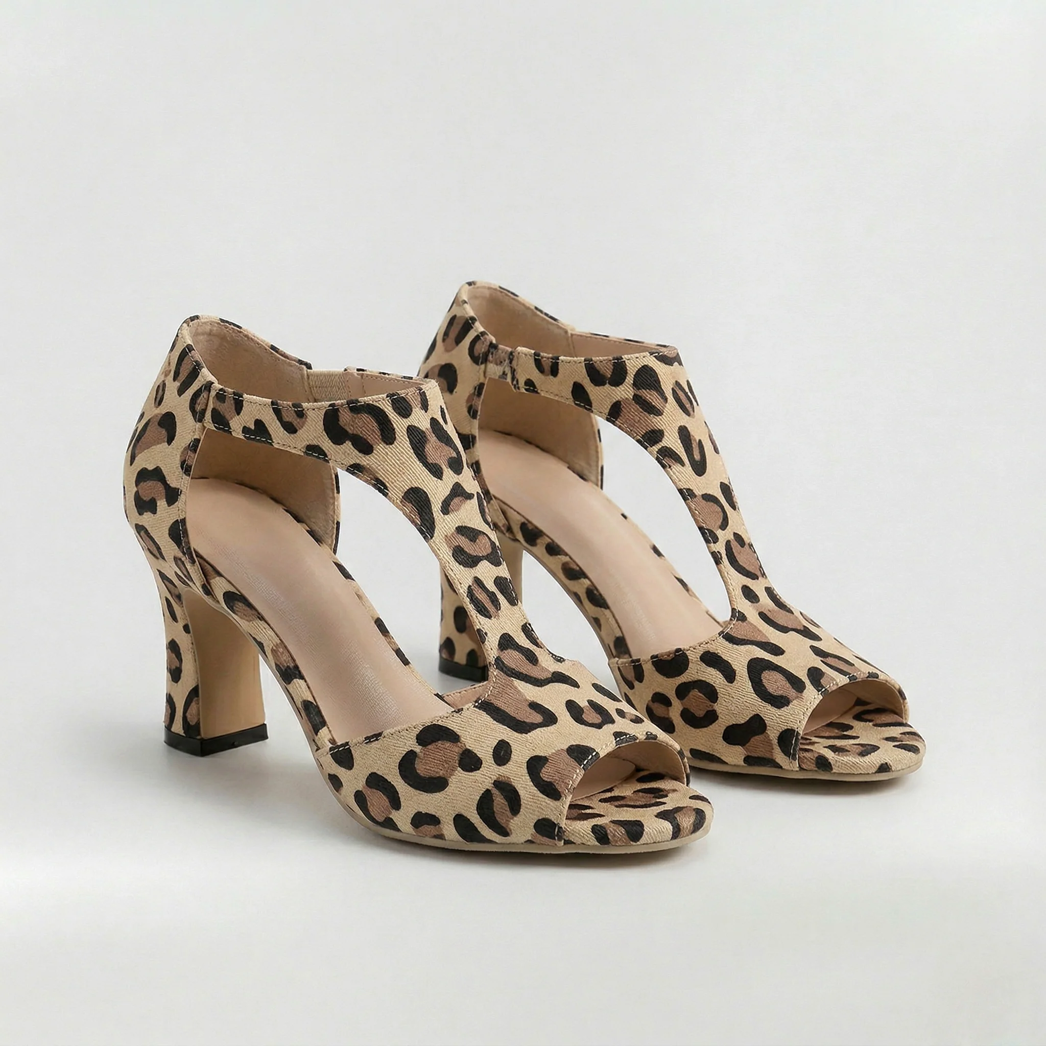 Sandali donna con tacco medio e punta aperta scarpe eleganti da sera e cerimonia - Image 5