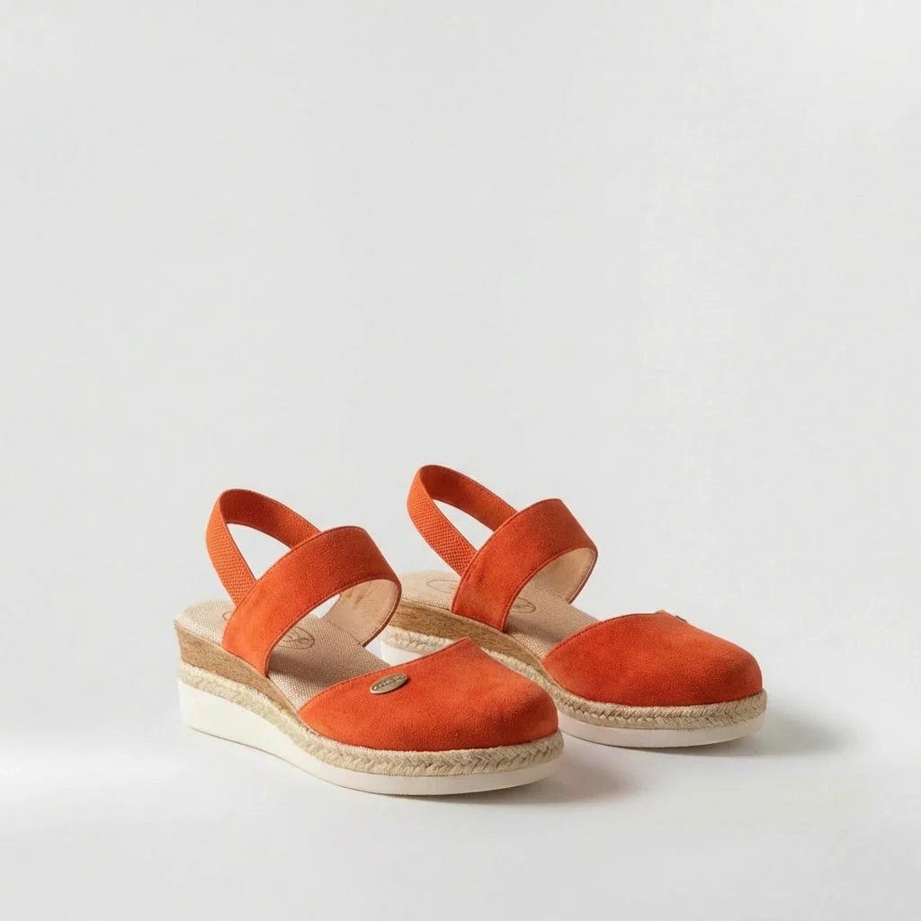 Sandali espadrillas da donna con cinturino e suola platform estiva - Image 3