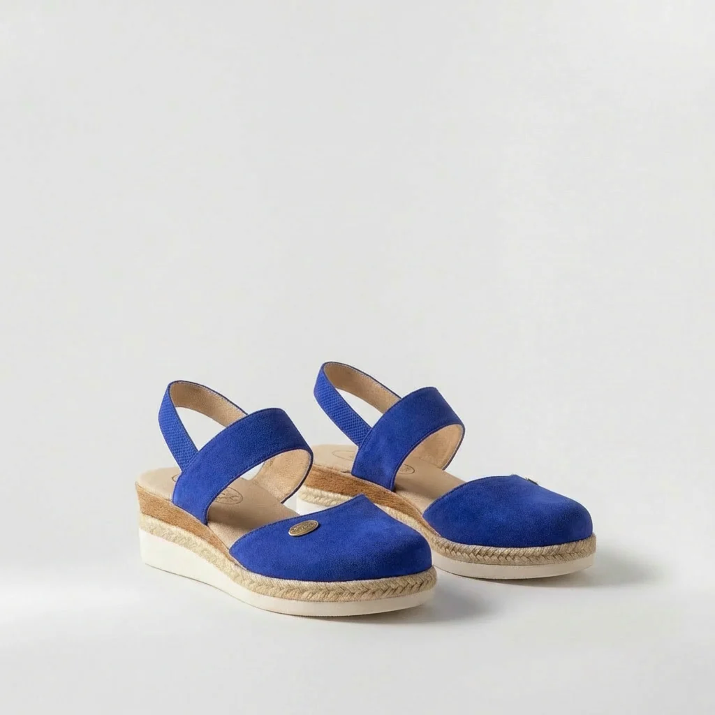 Sandali espadrillas da donna con cinturino e suola platform estiva - Image 6