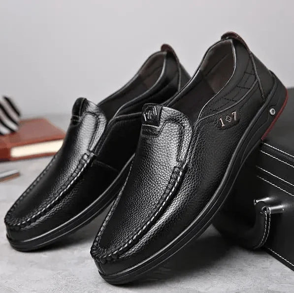 Scarpe Slip-On da Uomo in Vera Pelle - Image 4