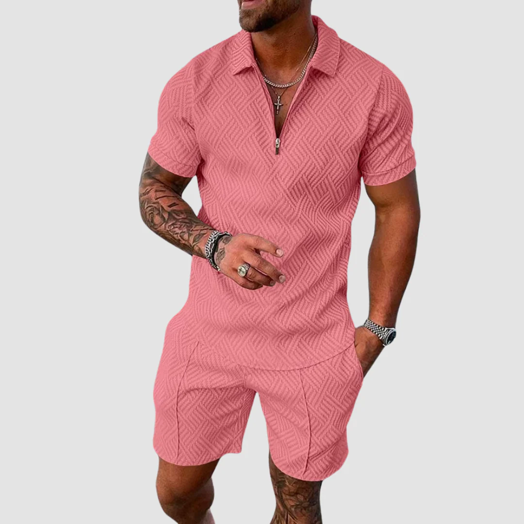 Set Estivo Due Pezzi da Uomo - Comfort Casual per le Giornate Estive - Image 10