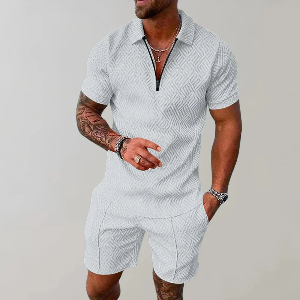 Set Estivo Due Pezzi da Uomo - Comfort Casual per le Giornate Estive - Image 5